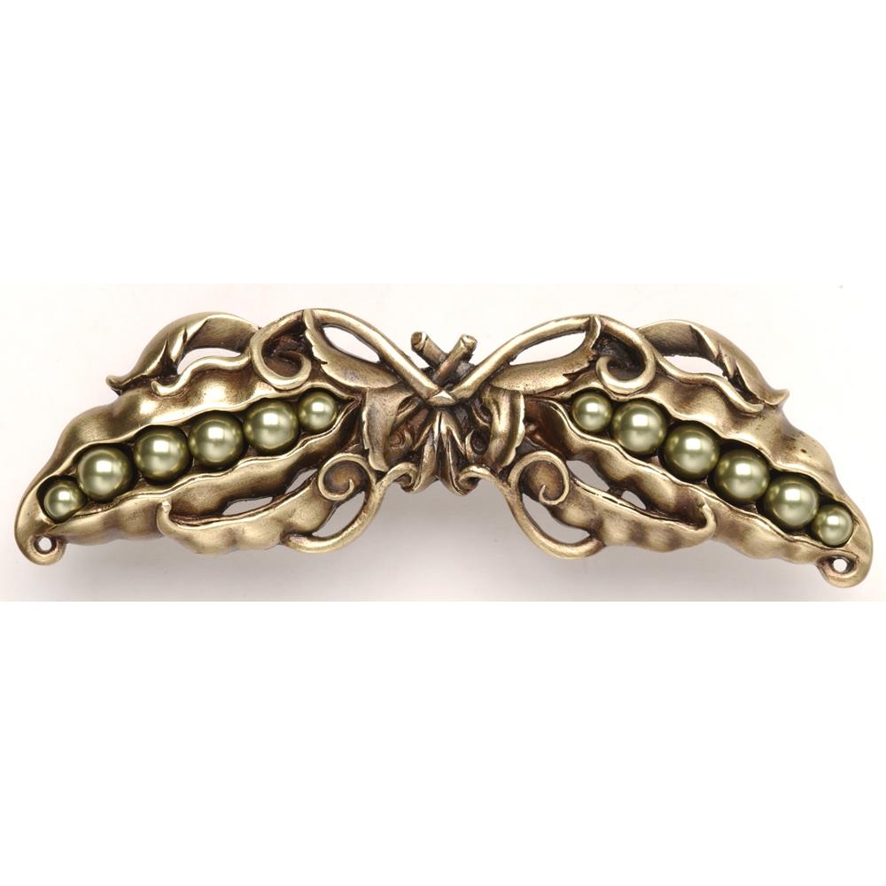 Notting Hill NHP-650-AB Pearly Peapod Pull Antique Brass